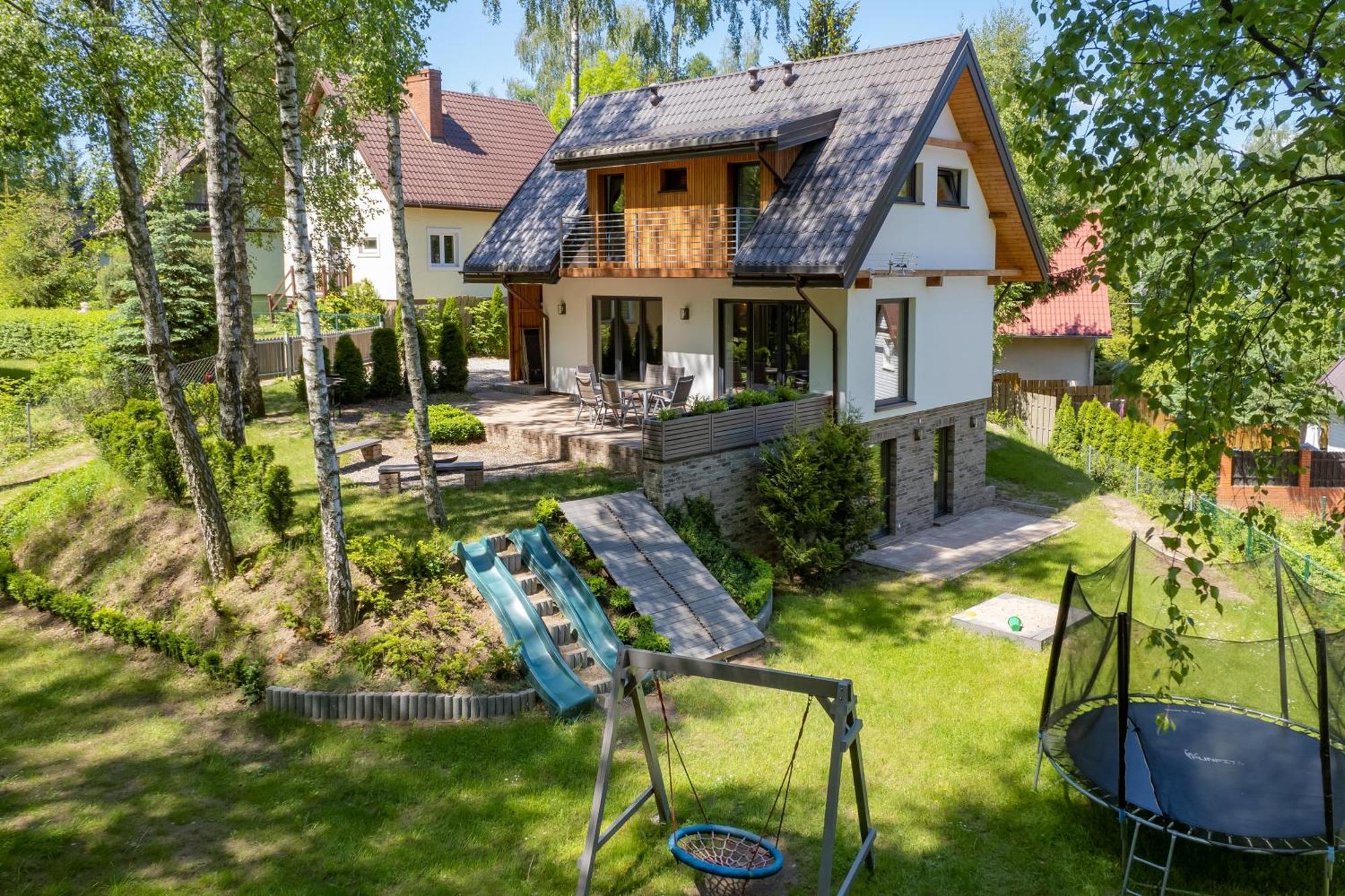 Mazursko - Komfortowe Domy 8 Osobowe Nad Jeziorem, Balia Lub Sauna Kretowiny Esterno foto
