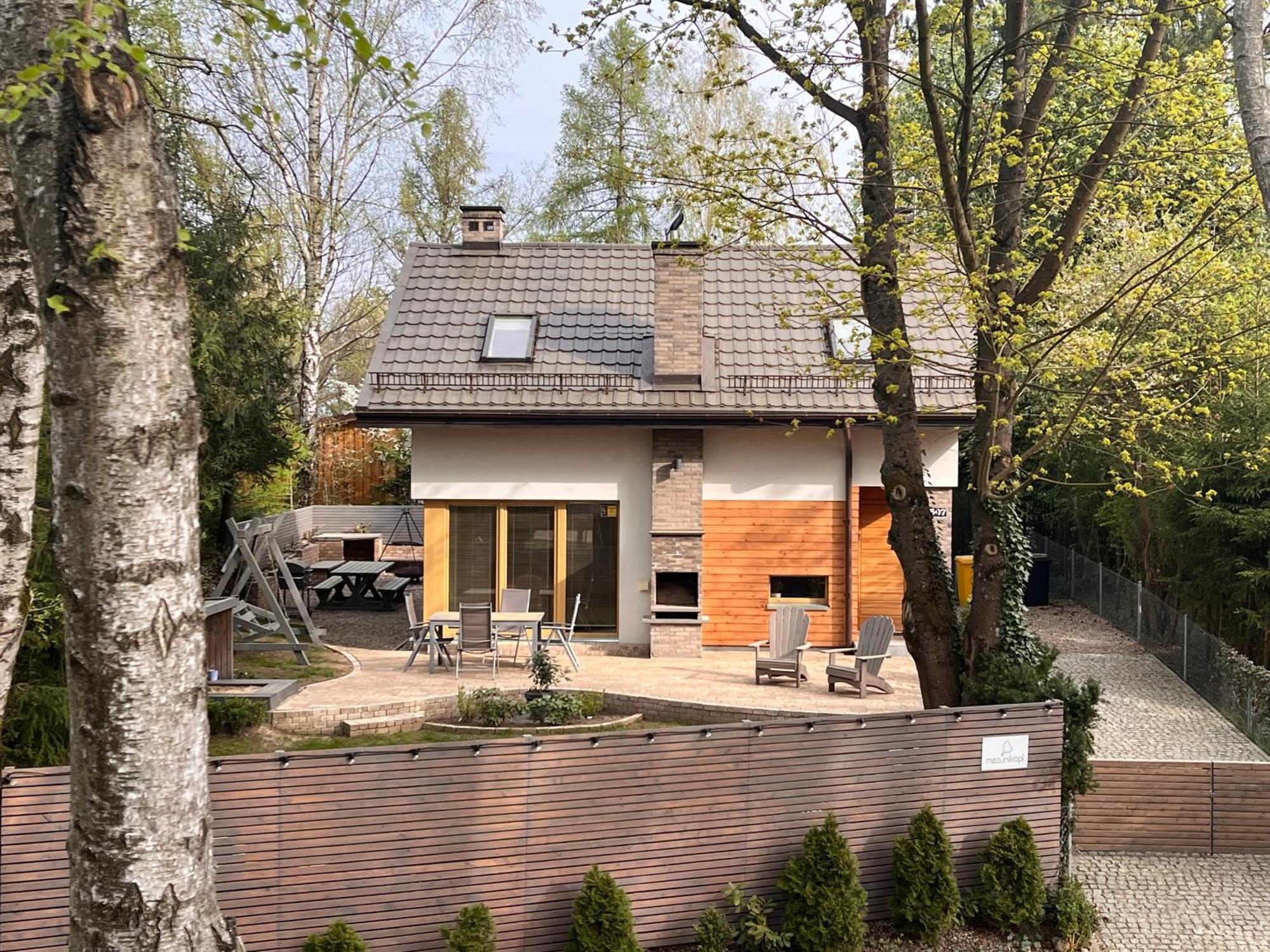 Mazursko - Komfortowe Domy 8 Osobowe Nad Jeziorem, Balia Lub Sauna Kretowiny Esterno foto